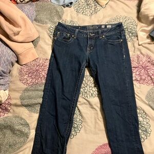 Miss Me Dark Blue Skinny Jeans